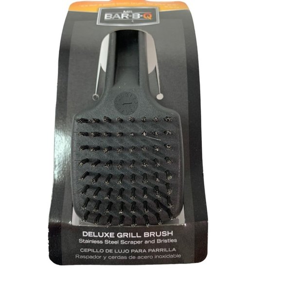 Grill Brush Stainless Steel MR. Bar-B-Que 16" Scraper New 06005SSY - Picture 2 of 9